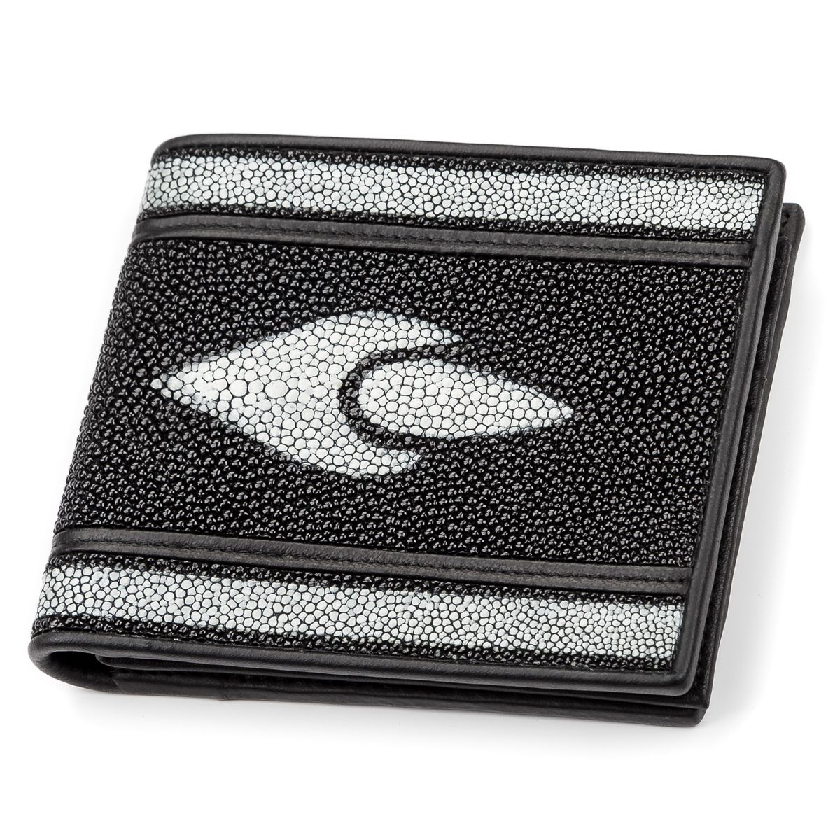 

Кошелёк STINGRAY LEATHER 18068 Кожа ската Черный