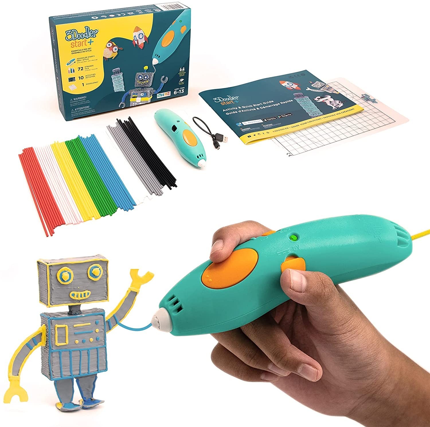 

3D-ручка 3Doodler Start Креатив 48 стержней