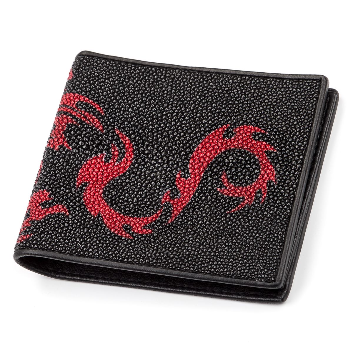 

Кошелёк STINGRAY LEATHER 18059 Кожа ската Черный