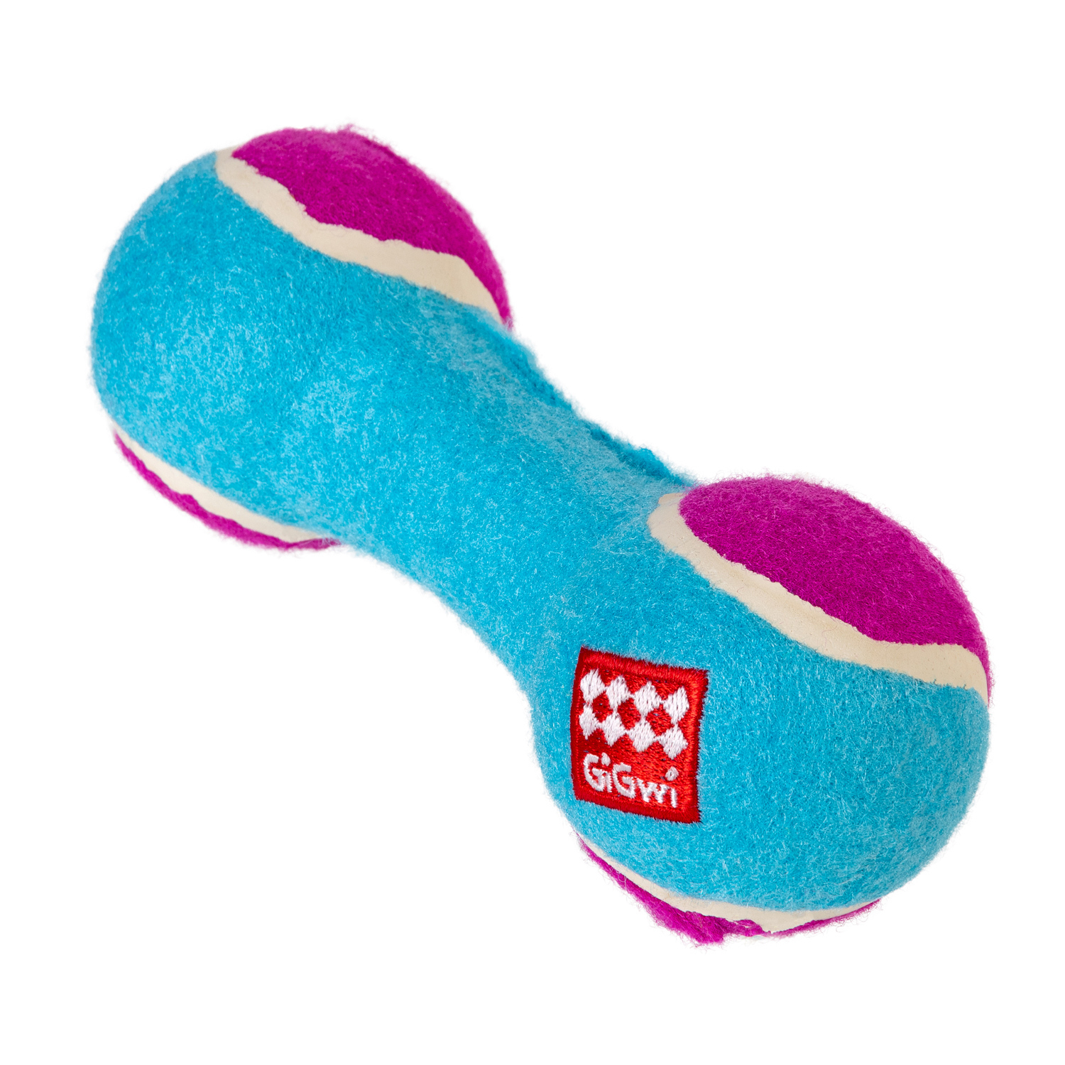 

Игрушка для собак GiGwi Catch&fetch Гантеля с пищалкой средняя, теннисная резина, 18 см (75005)