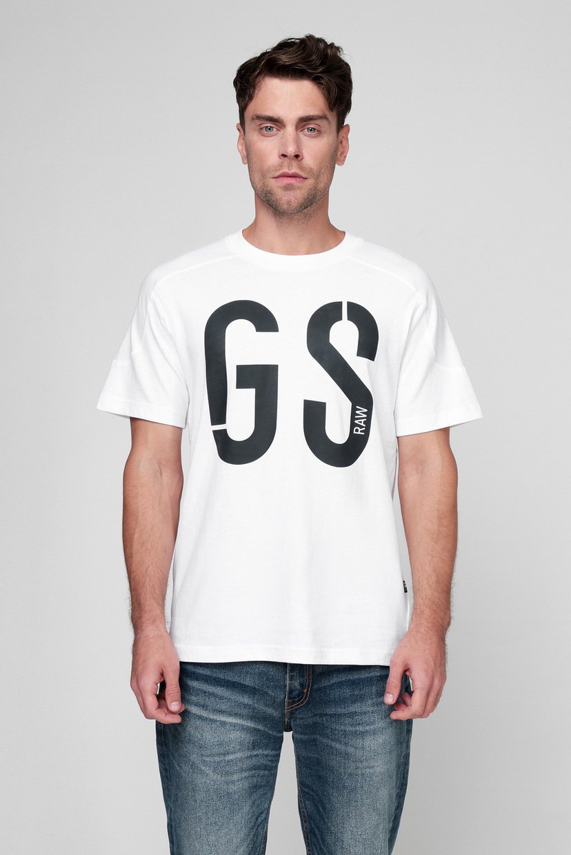 

Мужская белая футболка G-Star RAW M D20392,C336
