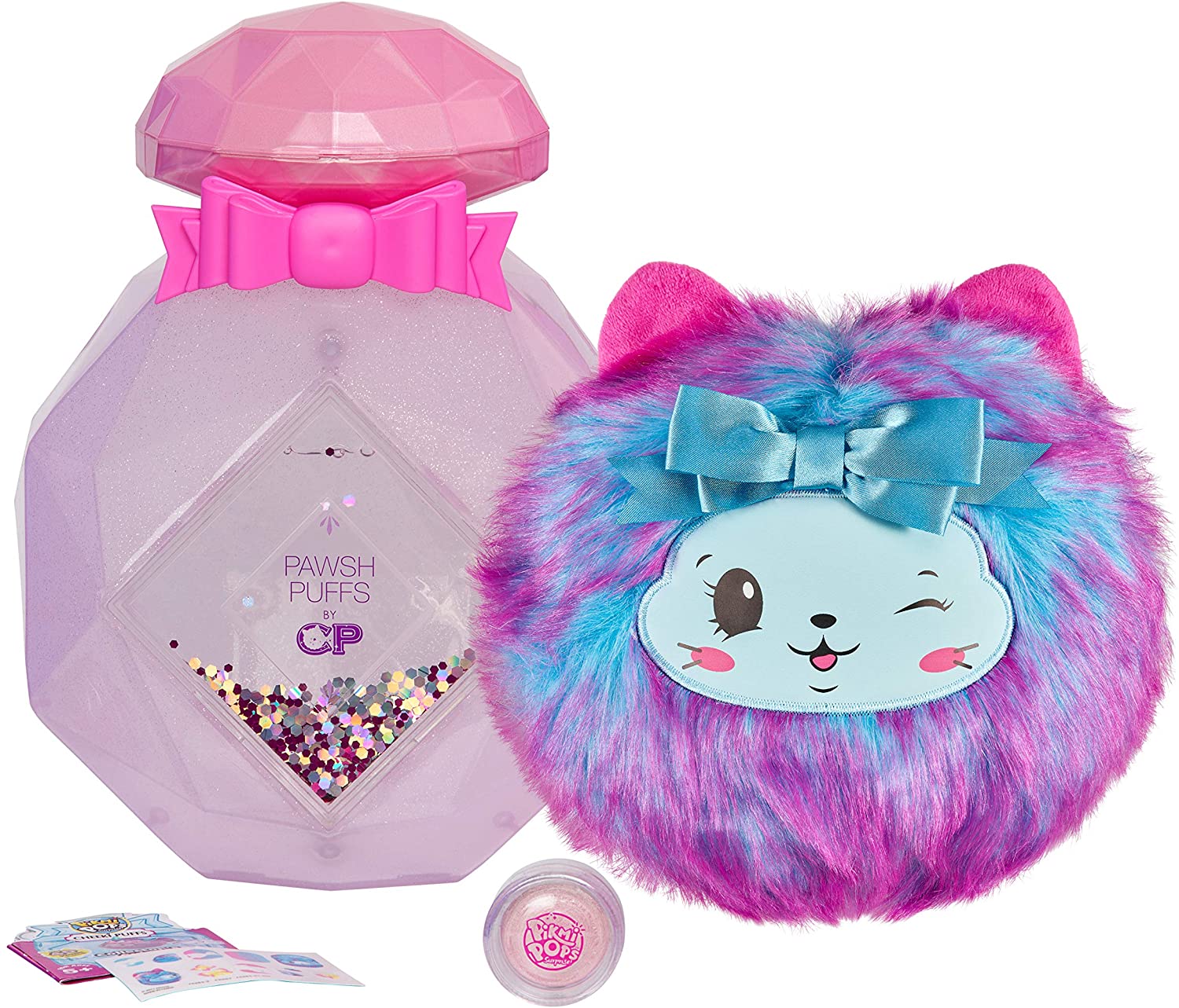 

Игровой набор Котик с мерцанием сюрприз Pikmi Pops Cheeki Puffs Cat