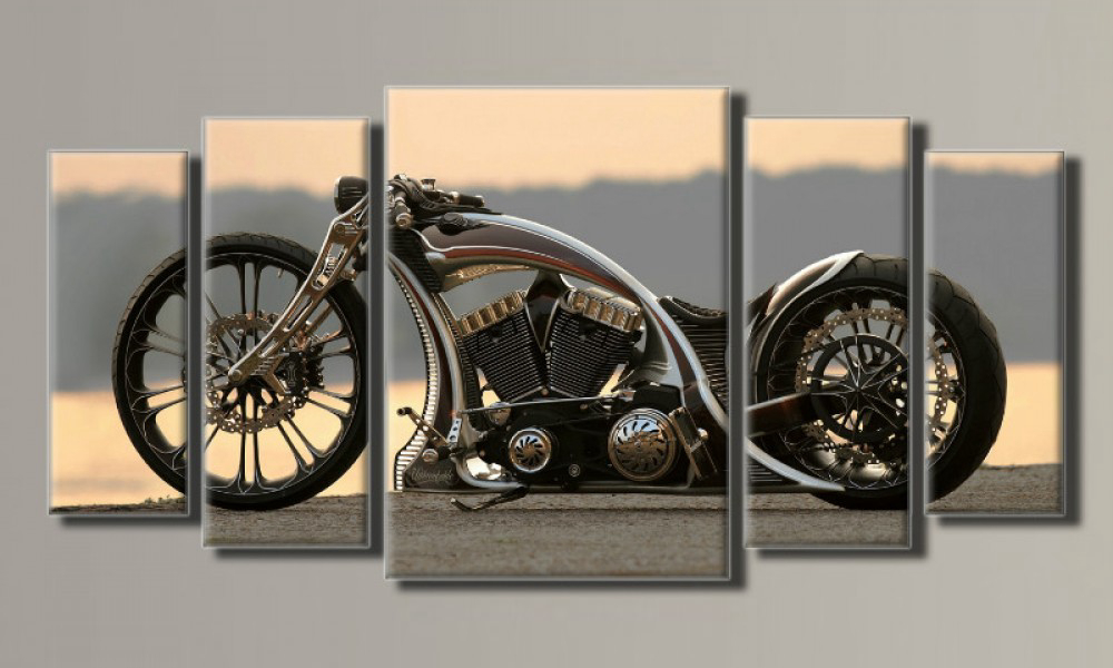 

Модульная картина "Harley-Davidson" 55х115 см (HAB-017) Holstart 55х115 см