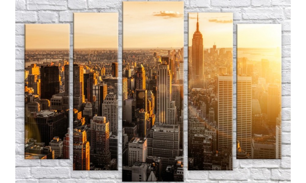 

Модульная картина "NYC 15" Holstart 80х113 см