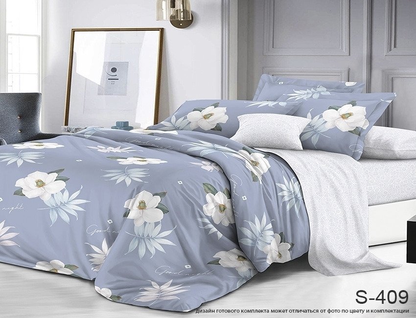 

Постельное белье сатин TAG tekstil S409 Двуспальный