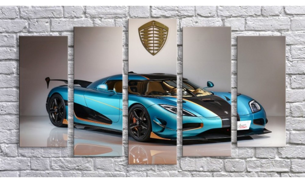 

Модульная картина "Спортивное авто 2" Holstart 55х100,5 см