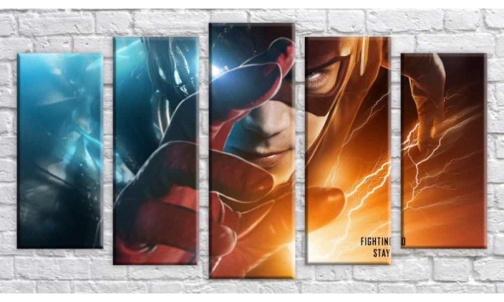 

Модульная картина "Flash" Holstart 55х100,5 см