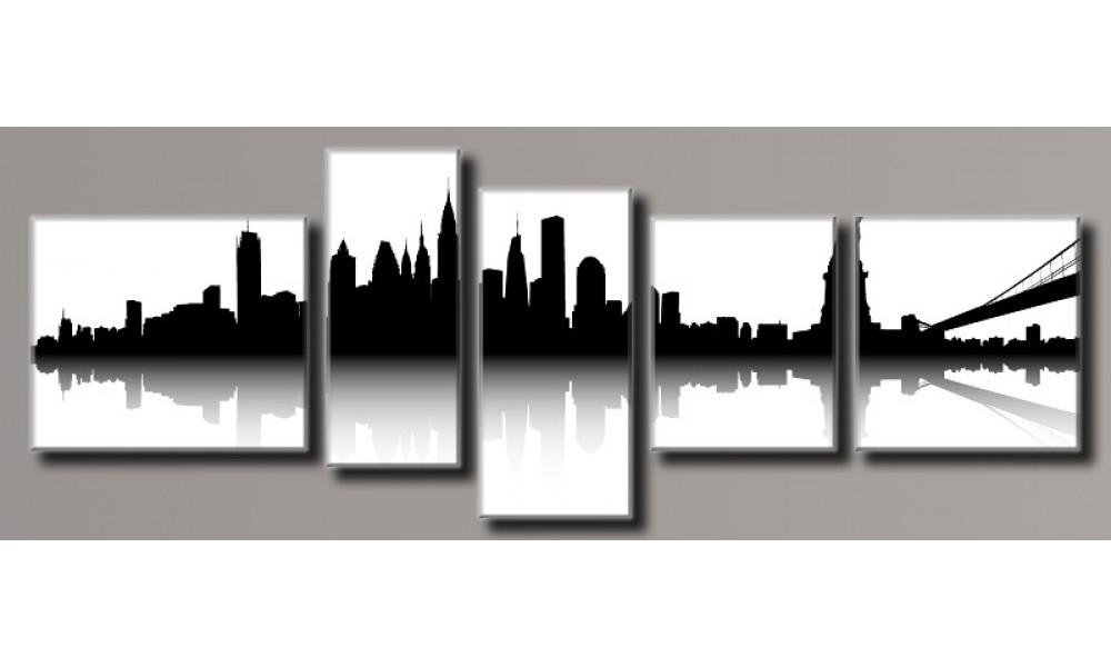 

Модульная картина New York City 17 Holstart 61,5х174,5 см
