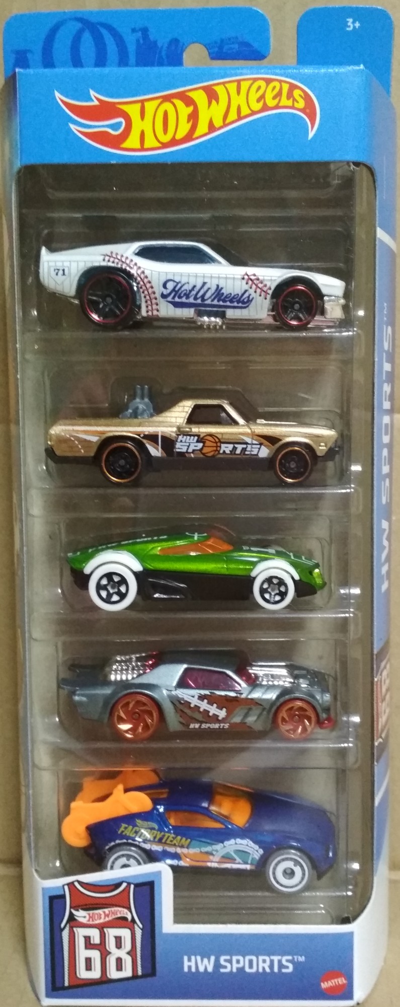 

Набор машинок Mattel Хот Вилс в подарочной упаковке 5 шт Hot Wheels 5-Car Collector Gift Pack (GTN37)