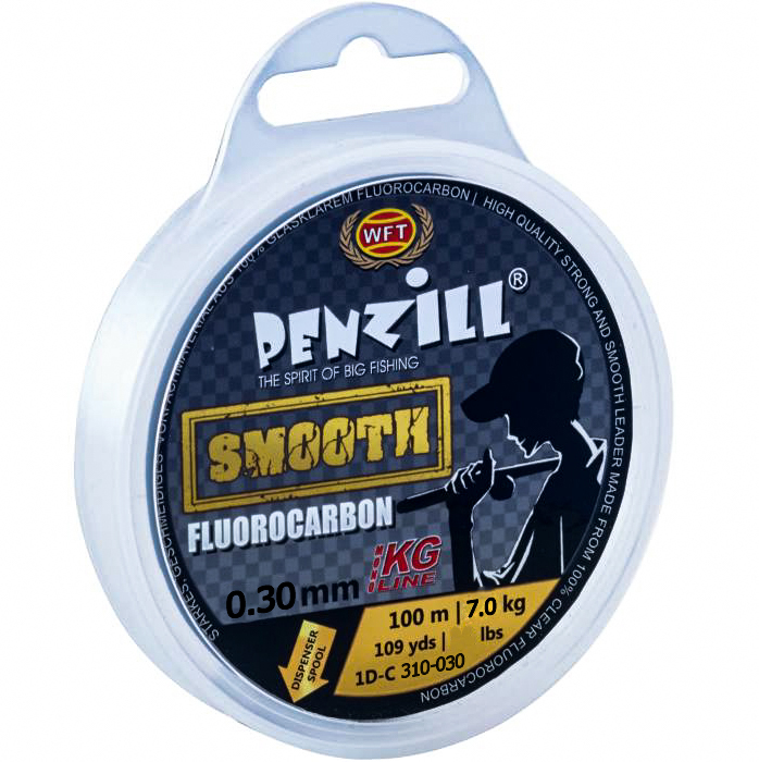 

Флюорокарбон WFT Penzill Fluorocarbon Smooth 0.30mm 7.0kg 100m (1D-C 310-030)