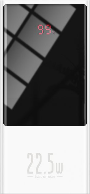 

УМБ Baseus Super Mini Digital Display (PD3.0+QC3.0) 20000mAh 22.5W White (PPMN-B02)