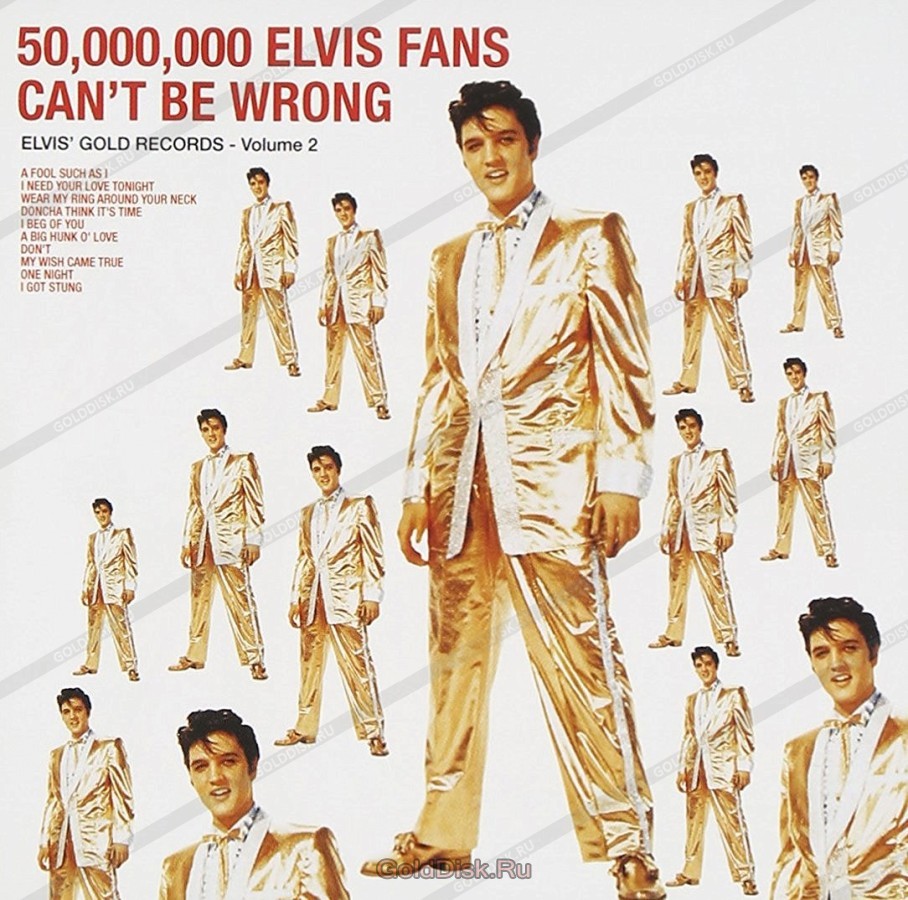 

Виниловый диск Elvis Presley: 50,000,000 Elvis Fans Can't Be Wrong