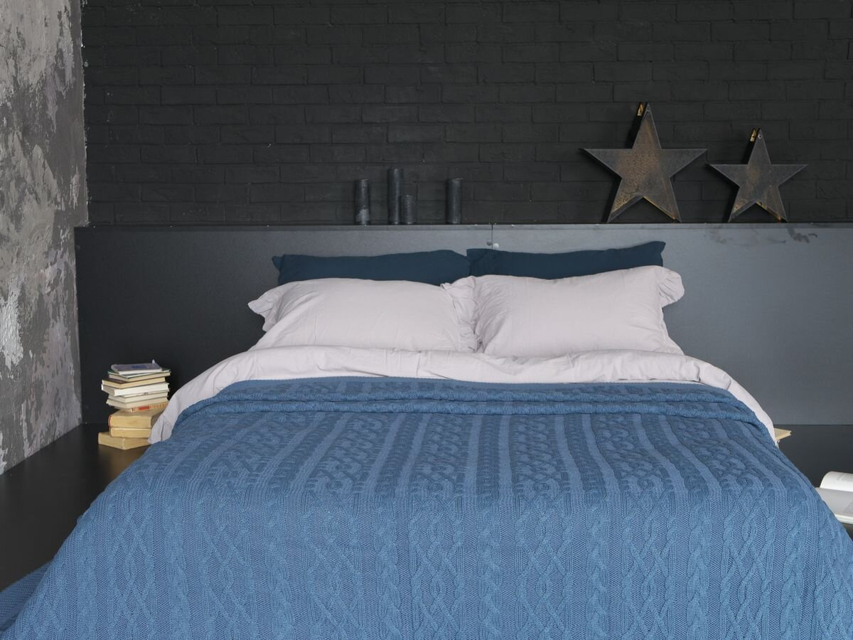 

Покрывало Betires Dolce Indigo 220x240 см турция, хлопок, акрил