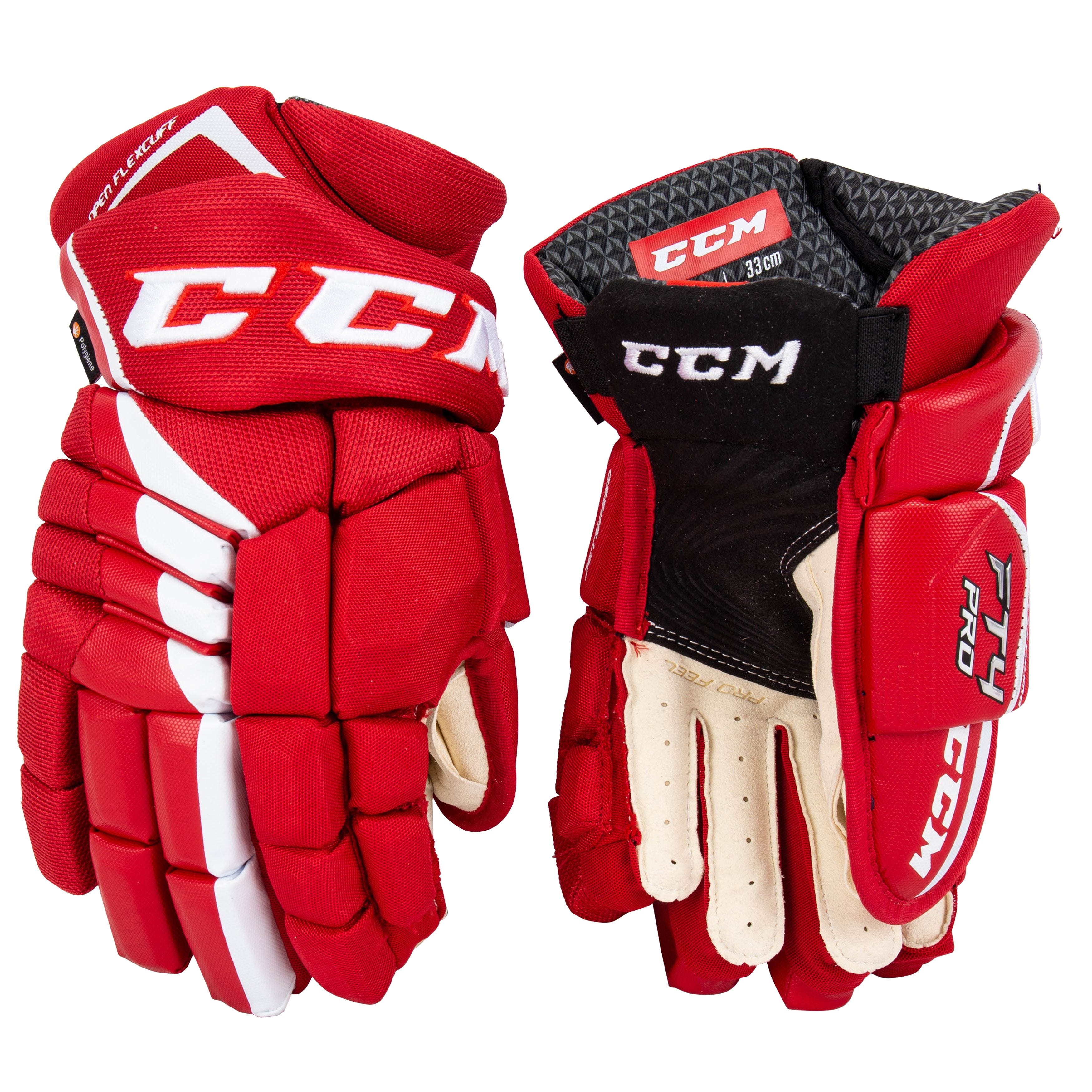 

Краги CCM Jetspeed FT4 Pro SR взрослые, Размер 14", красный/белый, FT4PRO-SR-RW-14