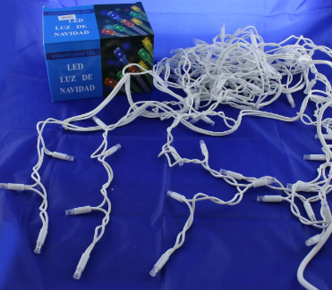 

Xmas гирлянда LED 100 3.3 Short curtain Сосульки W-1 Белая 3 Mетров Уличная+соедин. Белый