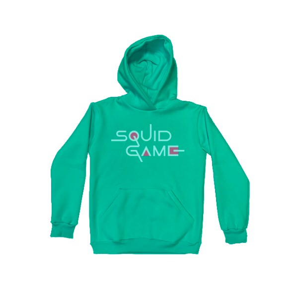 

Худи Детская для девочек с утеплением Игра В Кальмара (Squid Game) Размер 128 см Цвет ментоловый - MyTee