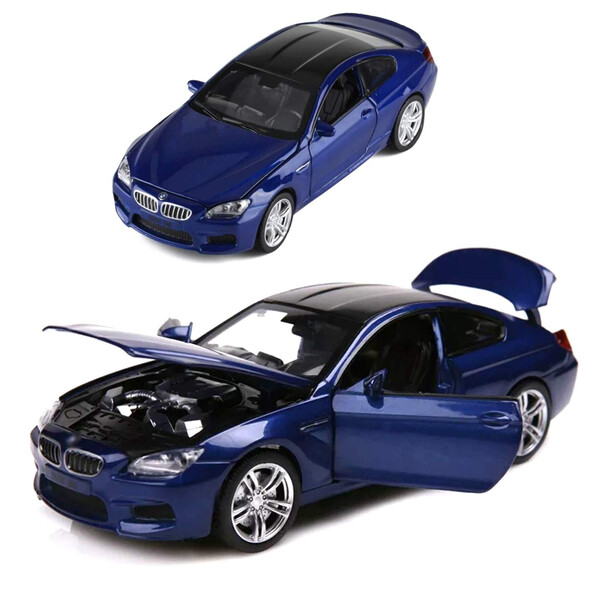 

Машинка ТК Union Group BMW M6 Coupe коллекционная металлическая моделька игрушка 1:32 Синий (3659569)