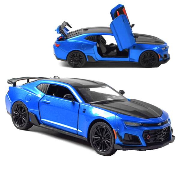 

Коллекционная машинка ТК Union Group Chevrolet Camaro моделька металлическая игрушка 1:24 Синий (9122749)