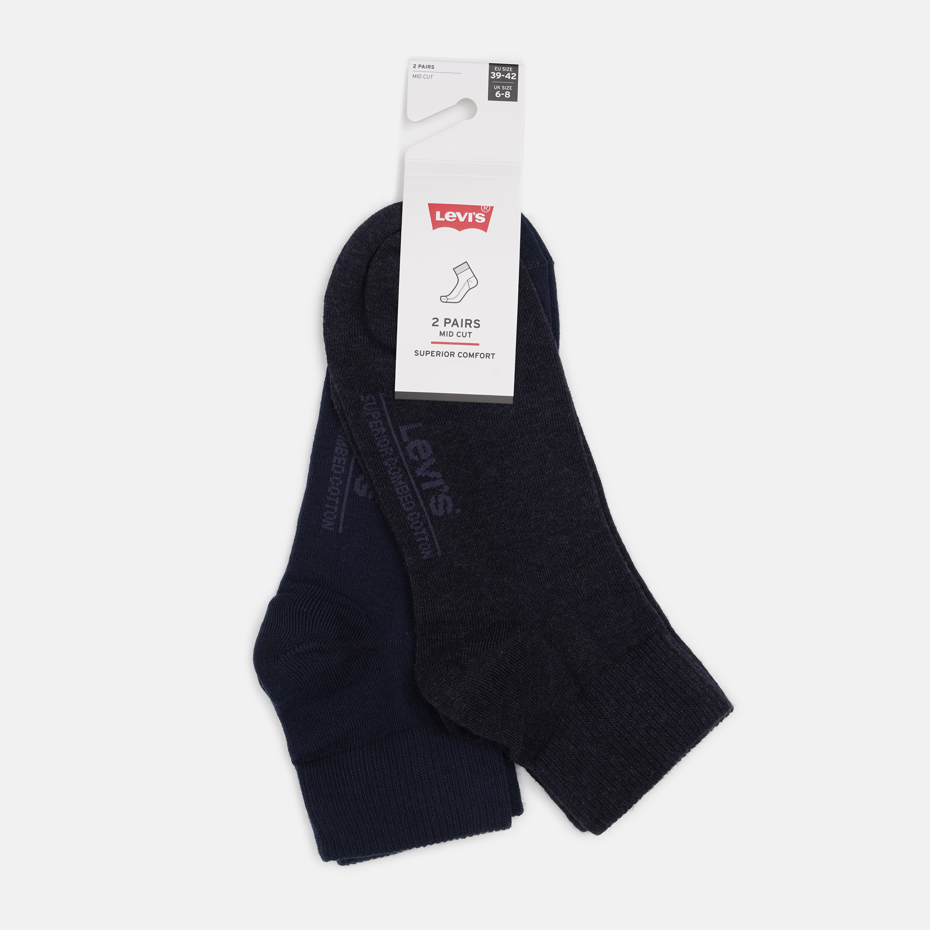 

Набор носков Levi's 993052001-321 39-42 2 пары Navy/Brown