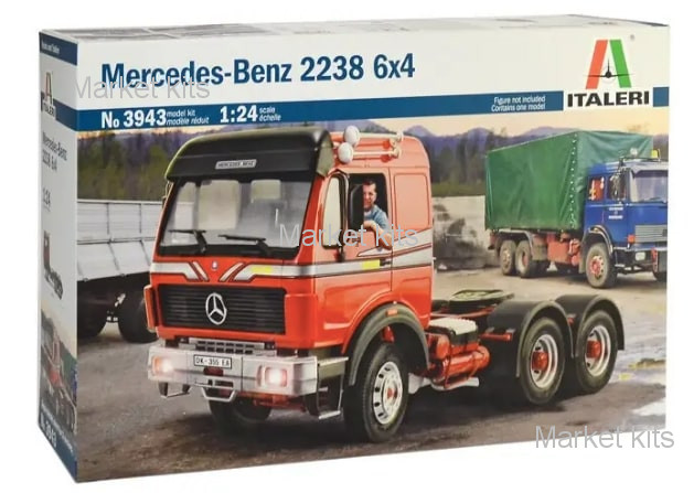 

Тягач Mercedes-Benz 2238 6x4 1:24 ITALERI (IT3943)