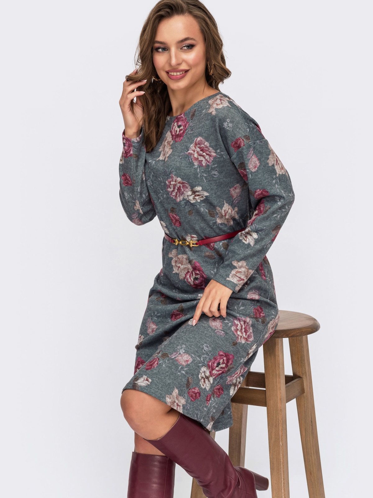 

Платье Dressa 55630 - Серое, Платье Dressa 55630 44-46 Серое