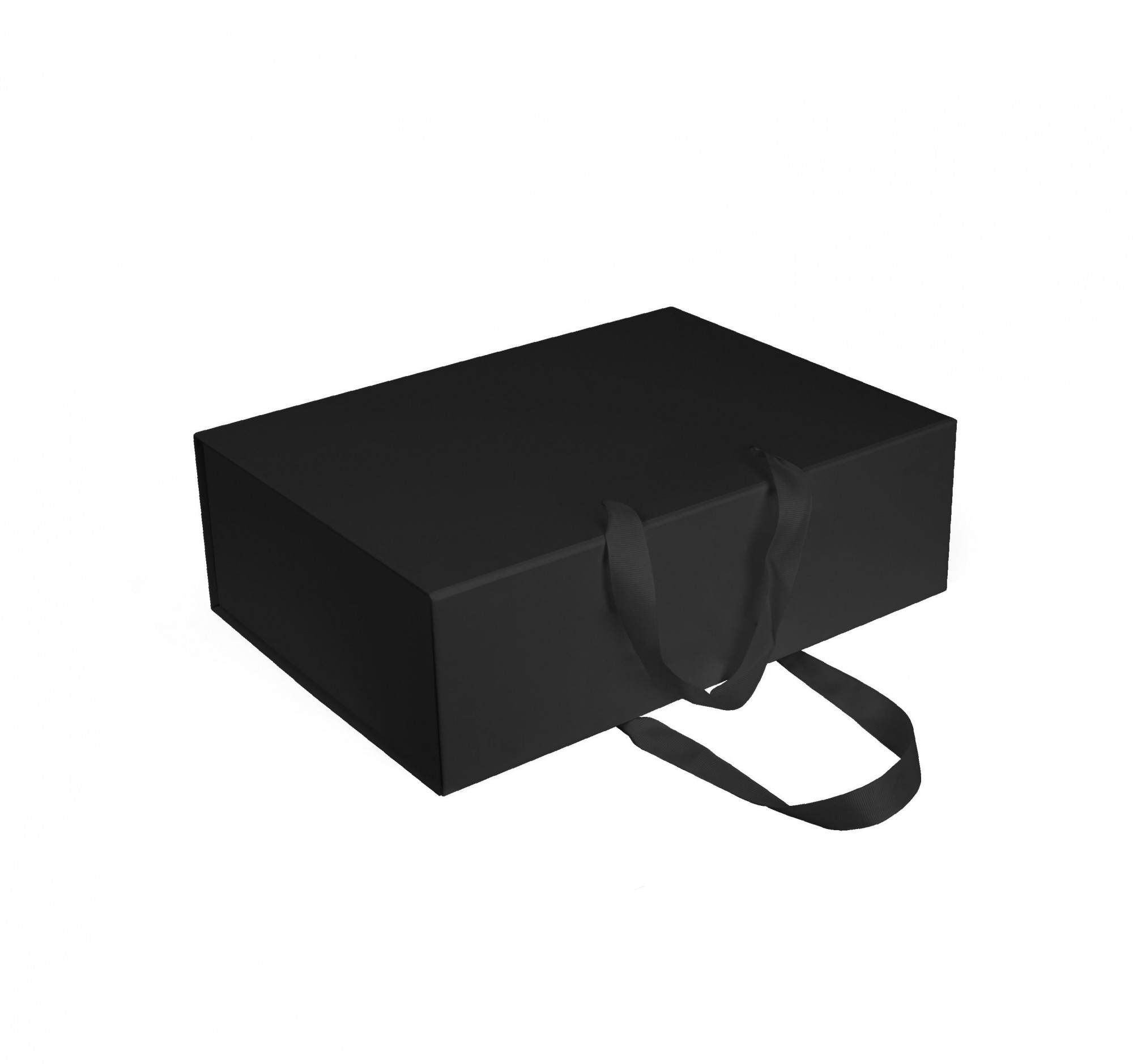 

Коробка подарочная с двумя ручками Case 33х24х10,5 см Черная