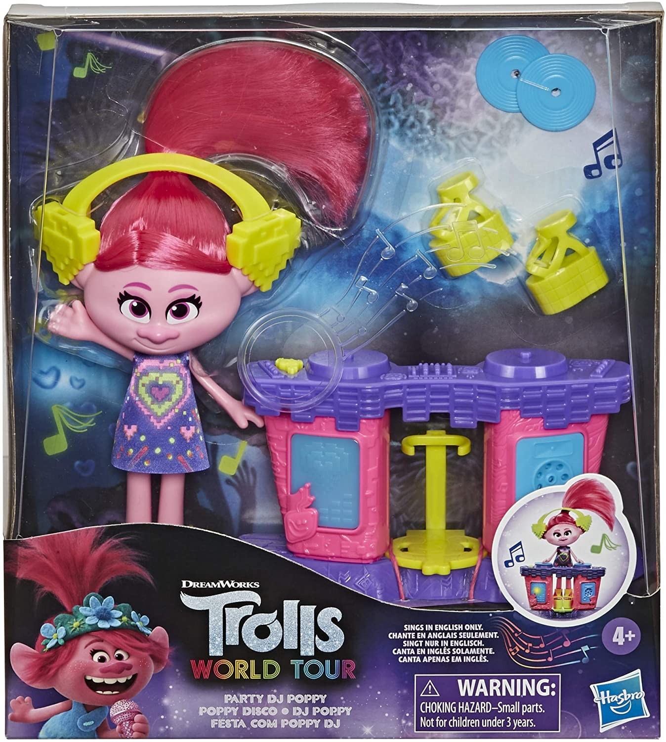 

Ігровий набір Hasbro Trolls DreamWorks World Tour Party DJ Poppy