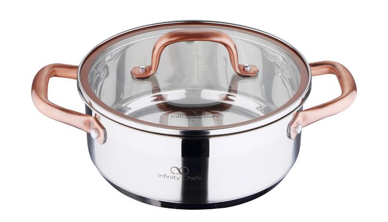 

Каструля Bergner Infinity Chefs 2.3л зі скляною кришкою