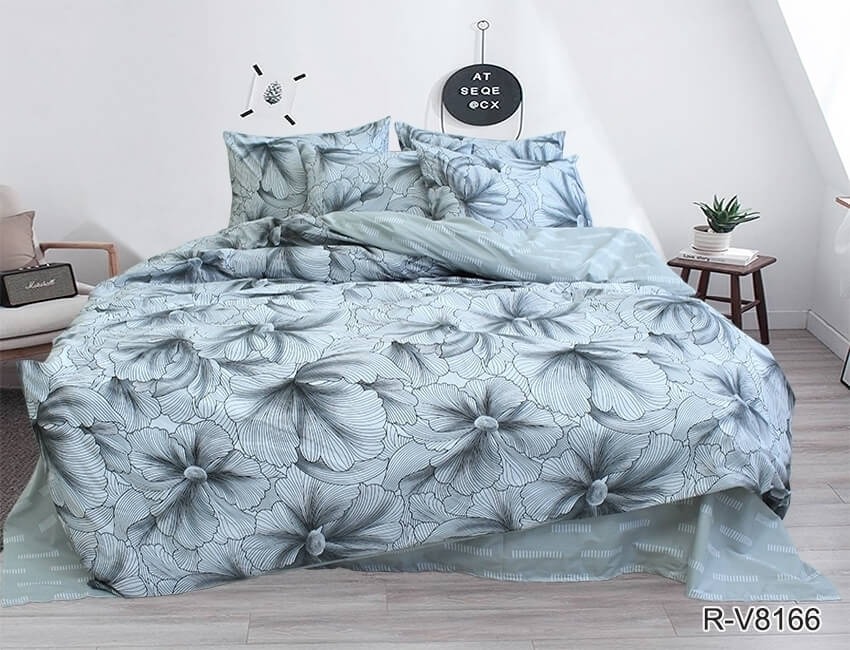

Постельное белье ранфорс TAG tekstil R-V8166 Полуторный