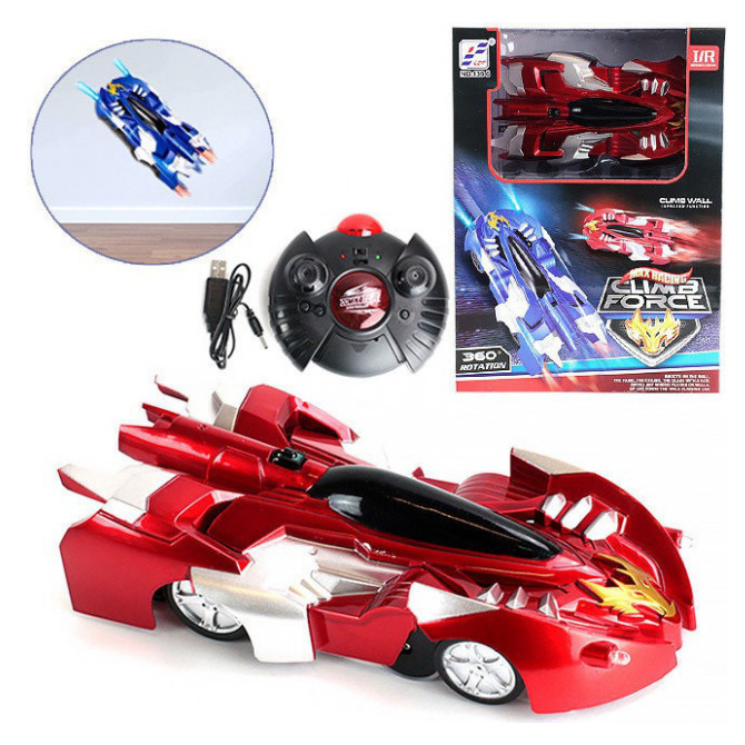 

Радиоуправляемая машинка Антигравитационная (ws74942-1)- ездит по стенам WALL Climber 2016-1. Цвет: красный(8858)