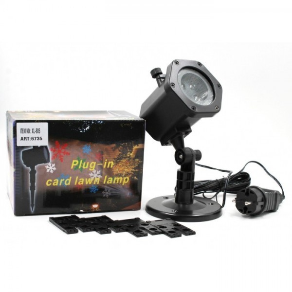 

Лазерный уличный проектор UKC LASER Shower Light XL-805 Black (GL_LZ_805)
