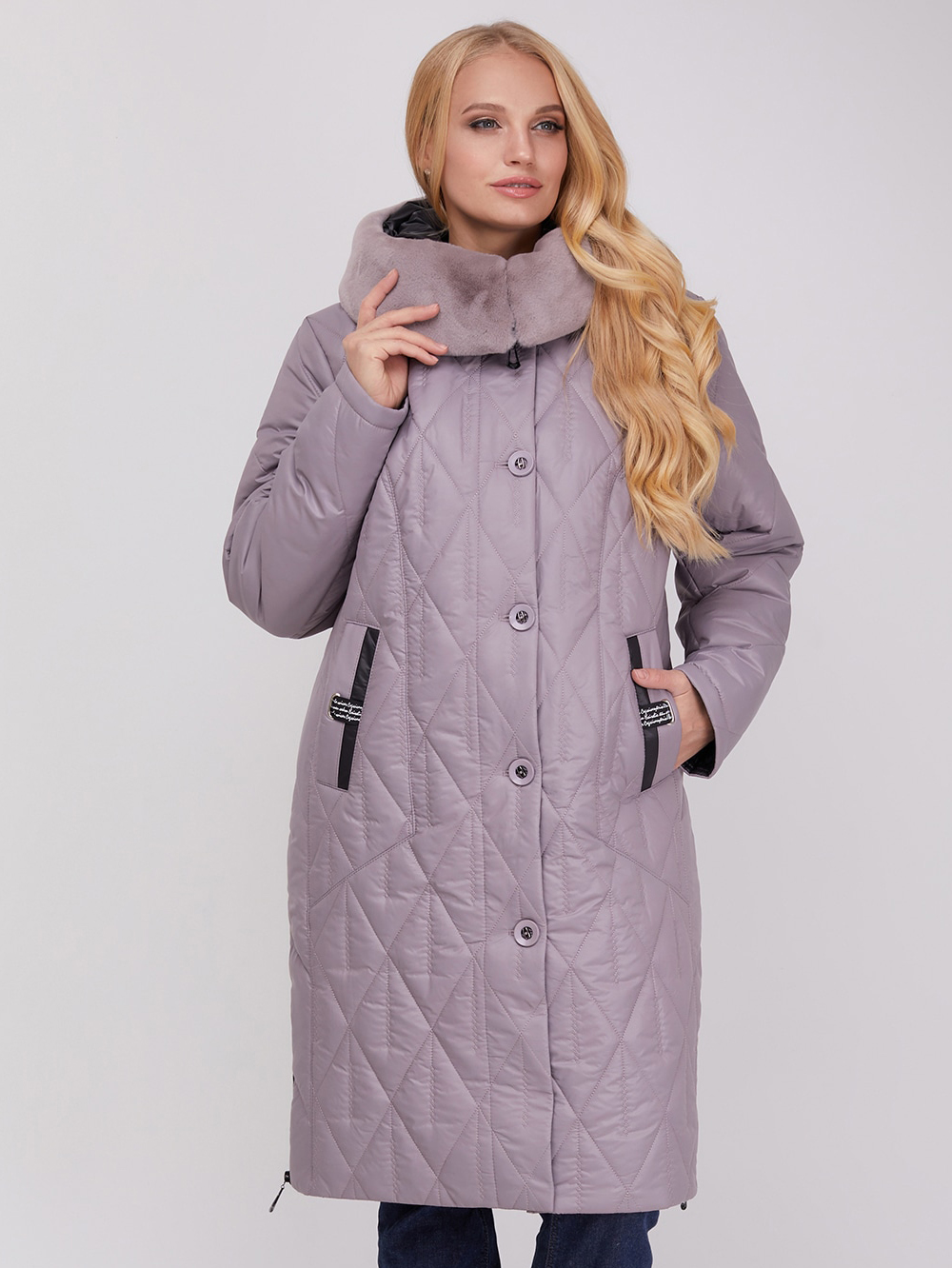 

Куртка Miledi В 63 101787  Брусничная, Куртка Miledi В 63 101787 60 Брусничная