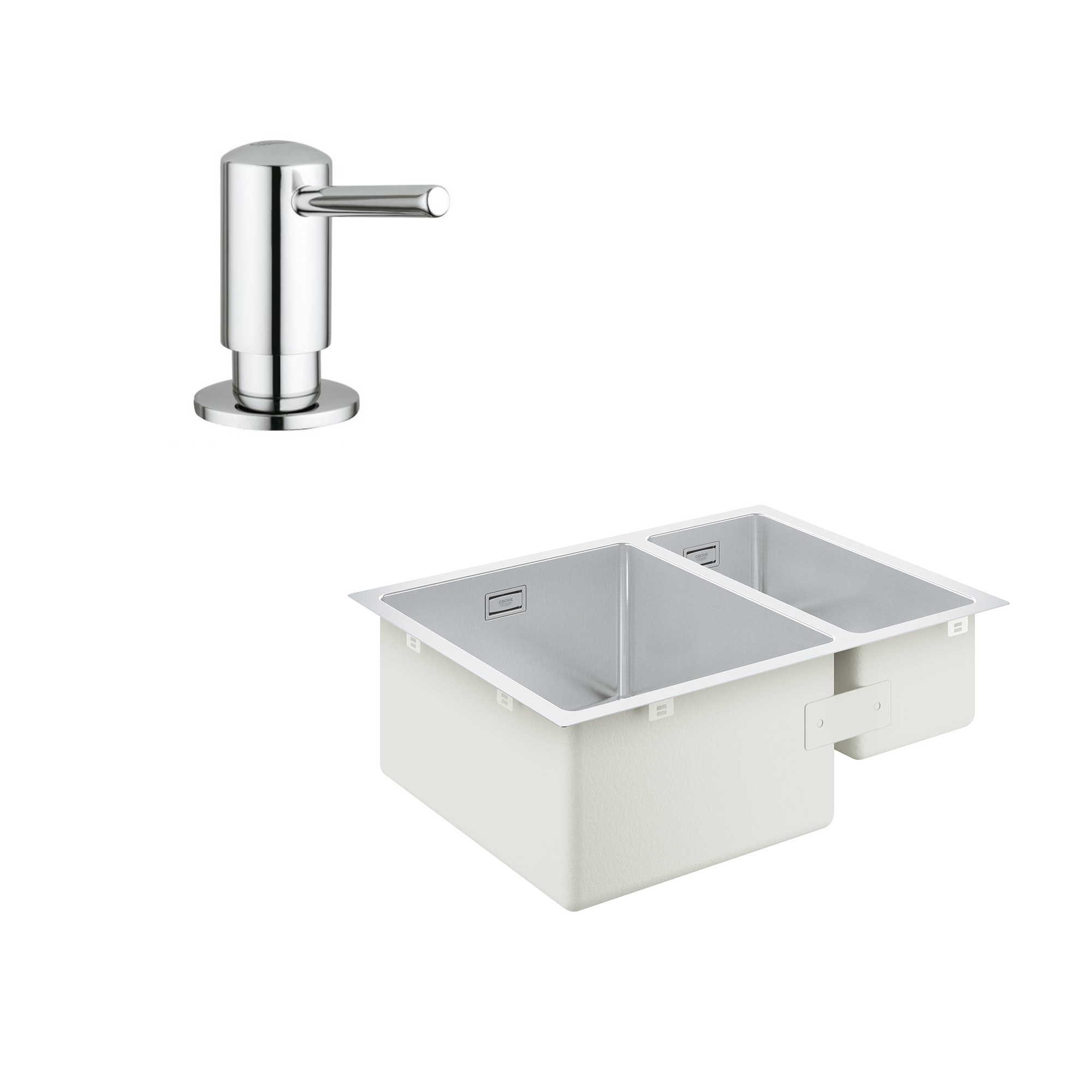 

Набор Grohe мойка кухонная K700U 31577SD1 + дозатор для моющего средства Contemporary 40536000