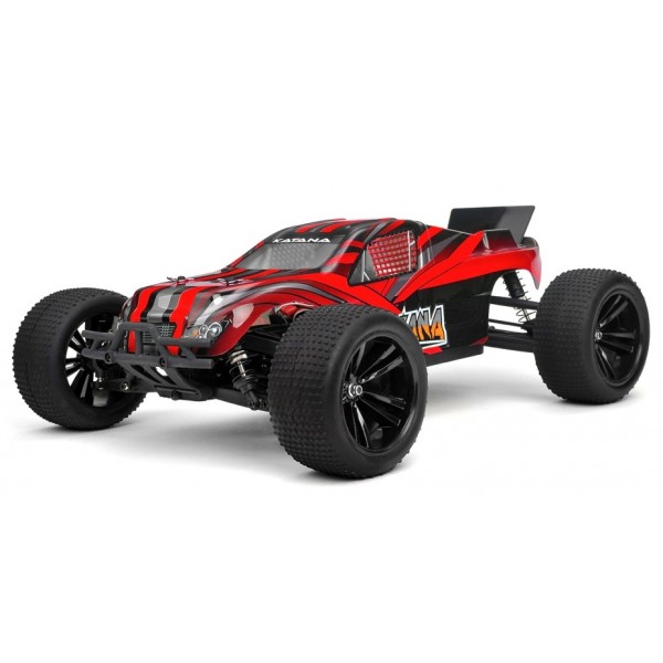 

Машинка Радиоуправляемая Трагги Himoto Katana E10XT Brushed New 1:10 красный