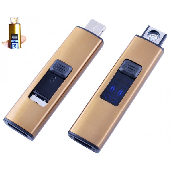 

USB зажигалка Украина HL-144 Gold