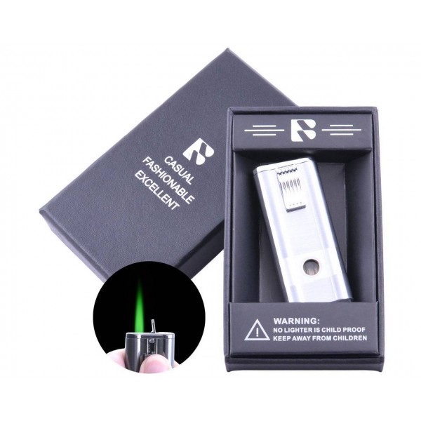 

Зажигалка подарочная (Турбо пламя) 3968 Silver