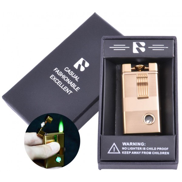 

Зажигалка подарочная (Турбо пламя) 3956 Gold