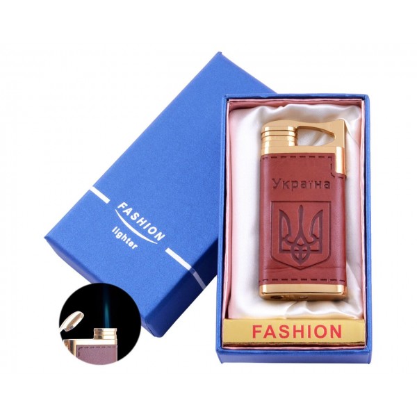 

Зажигалка в подарочной коробке "Украина" (Острое пламя) UA-40