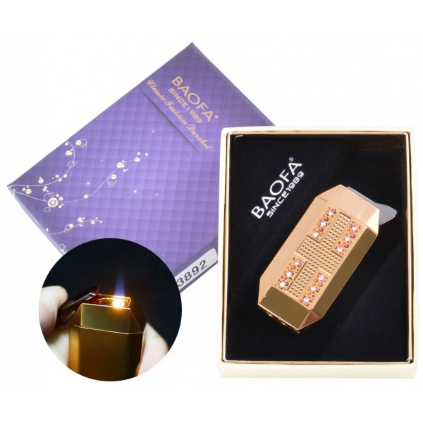 

Зажигалка подарочная (Турбо пламя) 3892 Gold