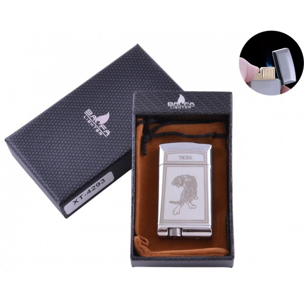 

Зажигалка в подарочной коробке (Турбо пламя) 4293 Silver