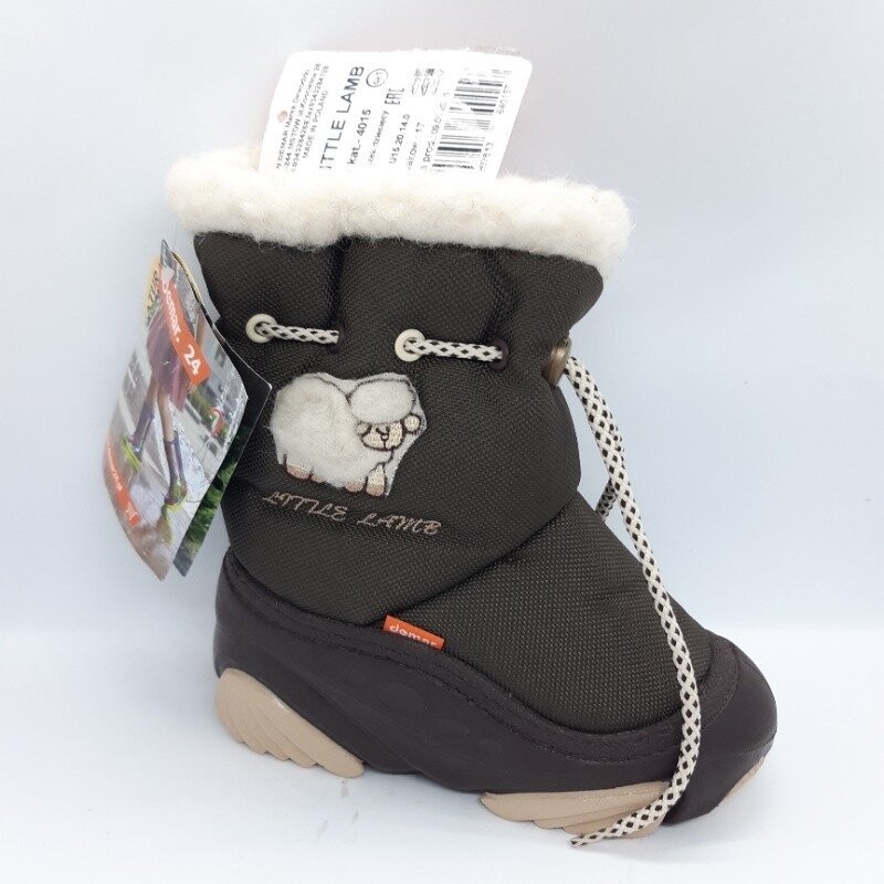 

Зимние сапожки Demar Little Lamb коричневые 26/27 р 17,3 см ZD-0161
