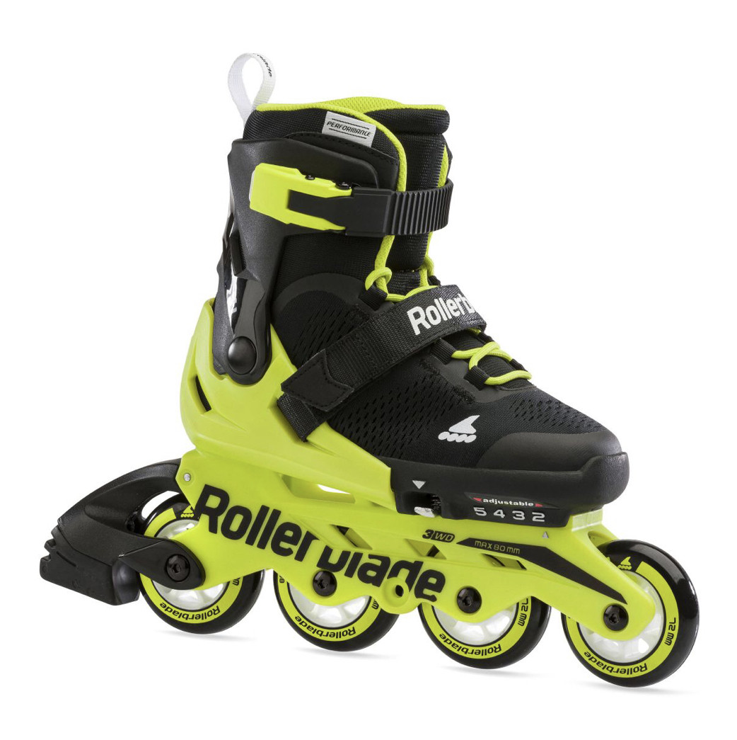 

Роликовые коньки Rollerblade Microblade 2021 Салатовый Неон, 28-32