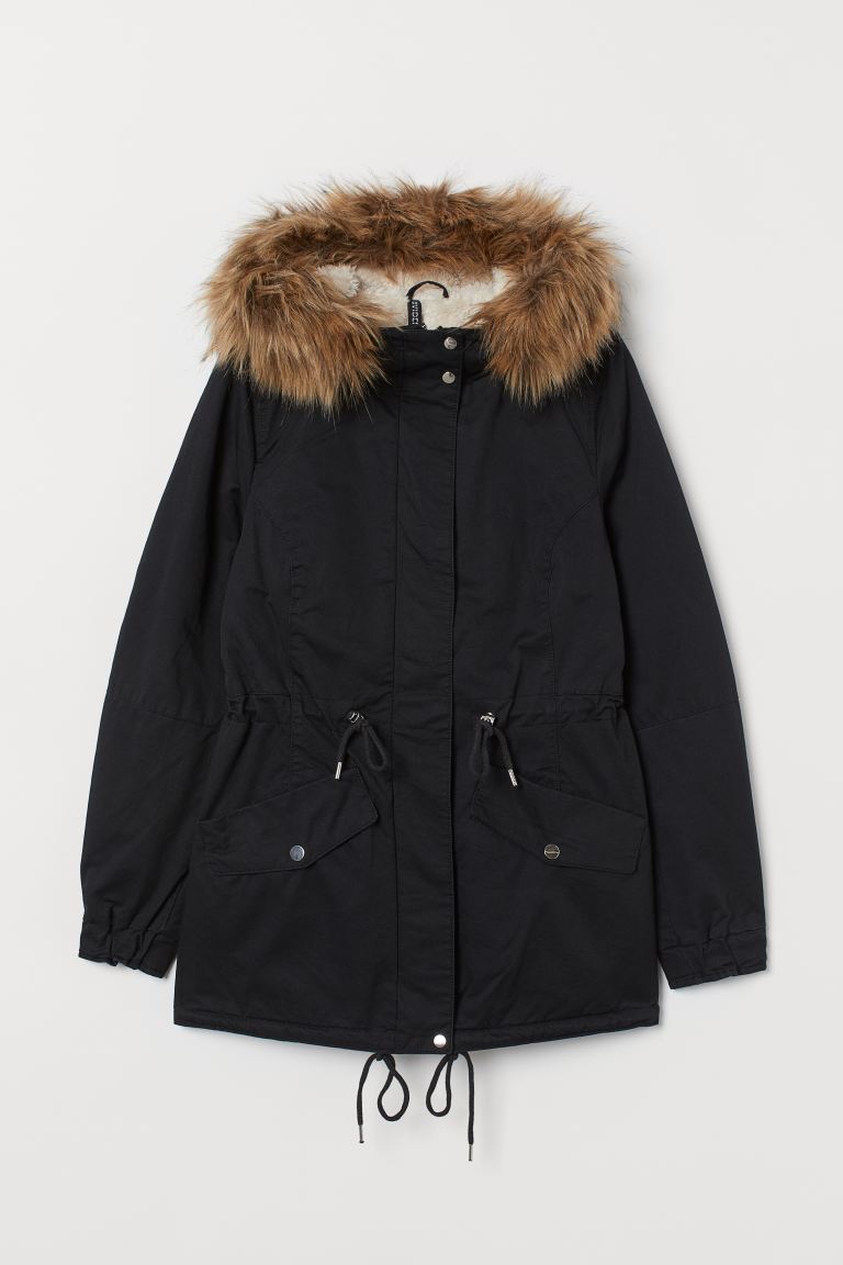 

Парка H&M  Черный, Парка H&M 44 Черный