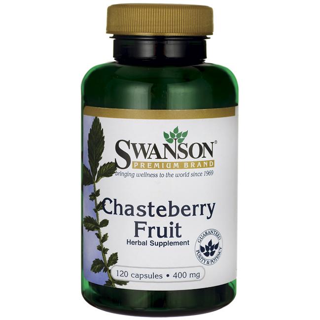 

Фрукт Авраамового Дерева, Chasteberry Fruit, Swanson, 400 мг, 120 капсул