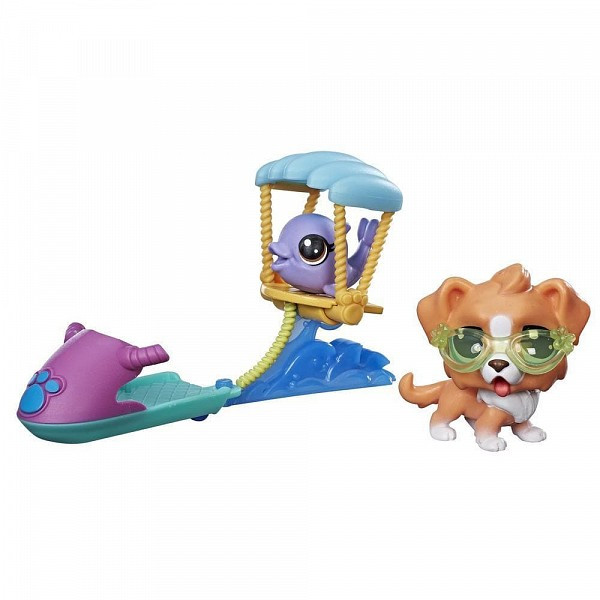 

Ігровий набір Hasbro Littlest Pet Shop H0813 Пети на параглайдингу (P-6910806231205)