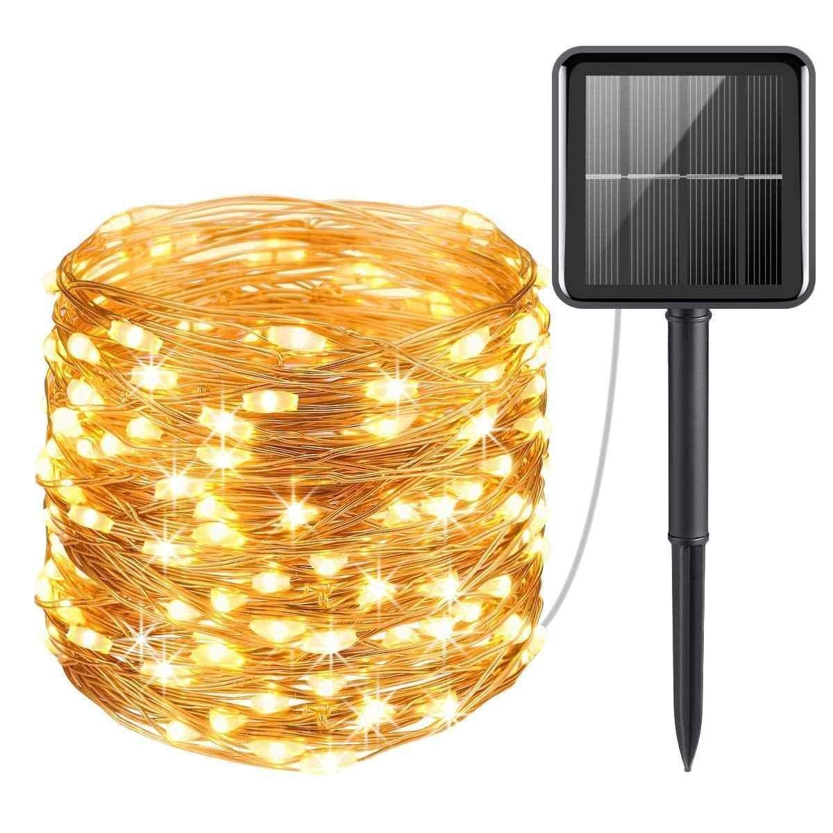 

Светодиодная гирлянда Нить Solar Copper Wire String Lights 300-Solar-Copper 30 м (без пульта)