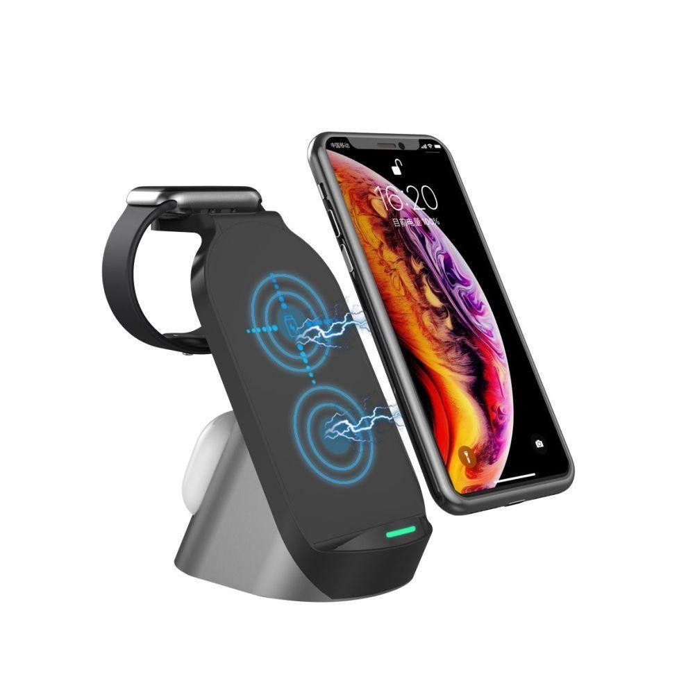 

Беспроводное зарядное устройство Zamax Smart 3in1 H18 Fast 15W