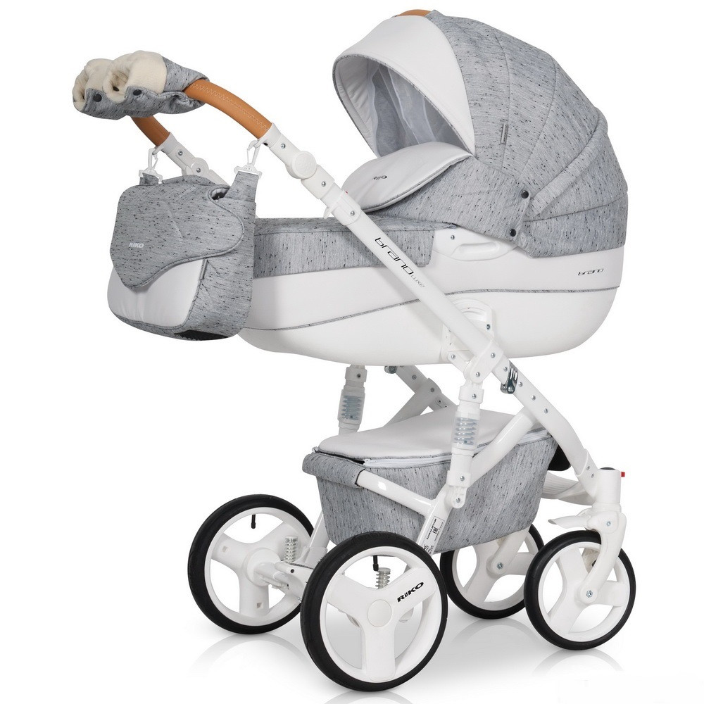 

Коляска 2 в 1 Riko Brano Luxe 05 Grey Fox