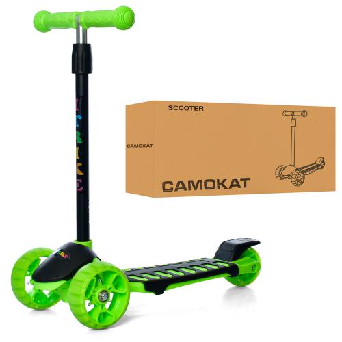 

Детский трехколесный самокат iTrike JR 3-060-34-GR