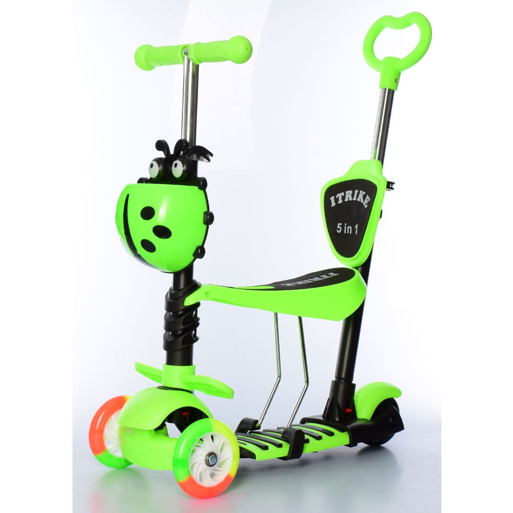 

Детский трехколесный самокат iTrike JR 3-026-C-GR